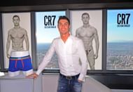 MADRID, SPAIN - OCTOBER 31:  Cristiano Ronaldo officially launches his CR7 by Cristiano Ronaldo underwear line with a private event in Madrid on October 31, 2013 in Madrid, Spain.  (Photo by Denis Doyle/Getty Images for CR7)